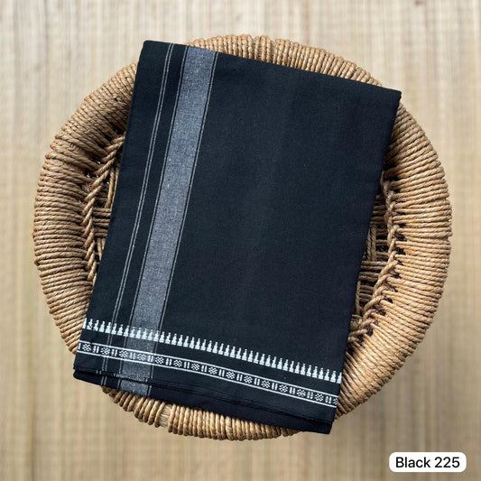 Black Colour Mundu / வேஷ்டி   Black 225