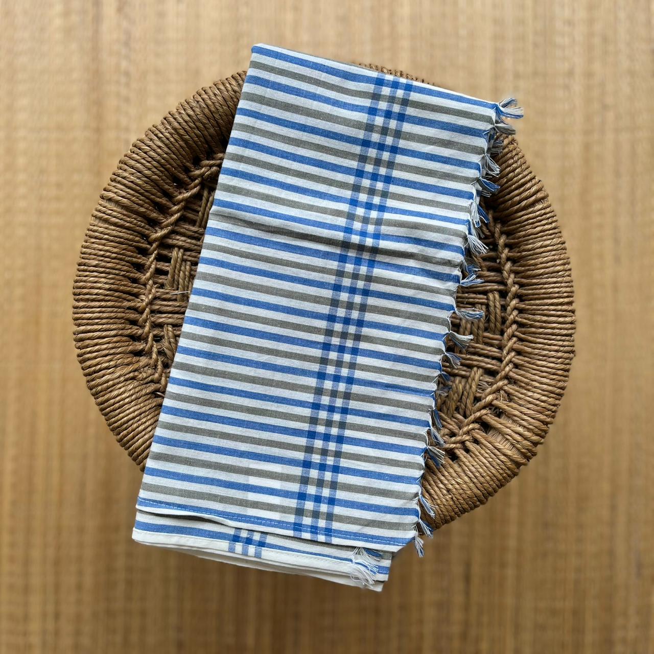 Handloom Soft Bath Towel Checked Multi Color ₹350/-