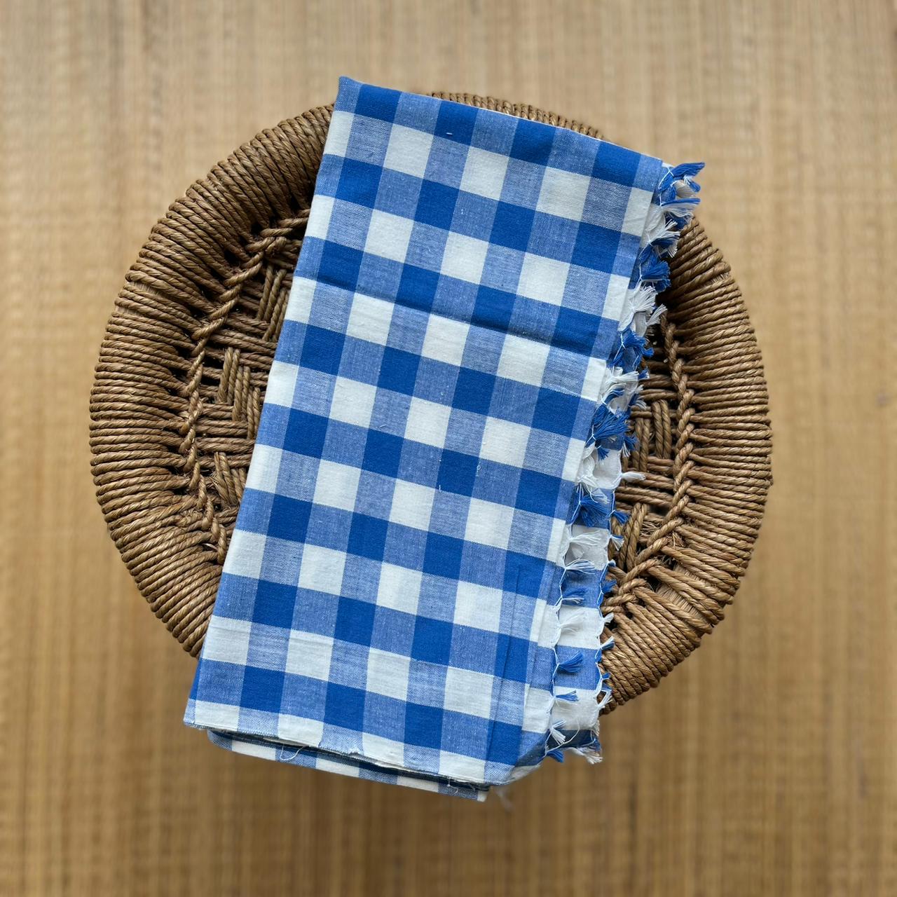Handloom Soft Bath Towel Checked Multi Color ₹350/-