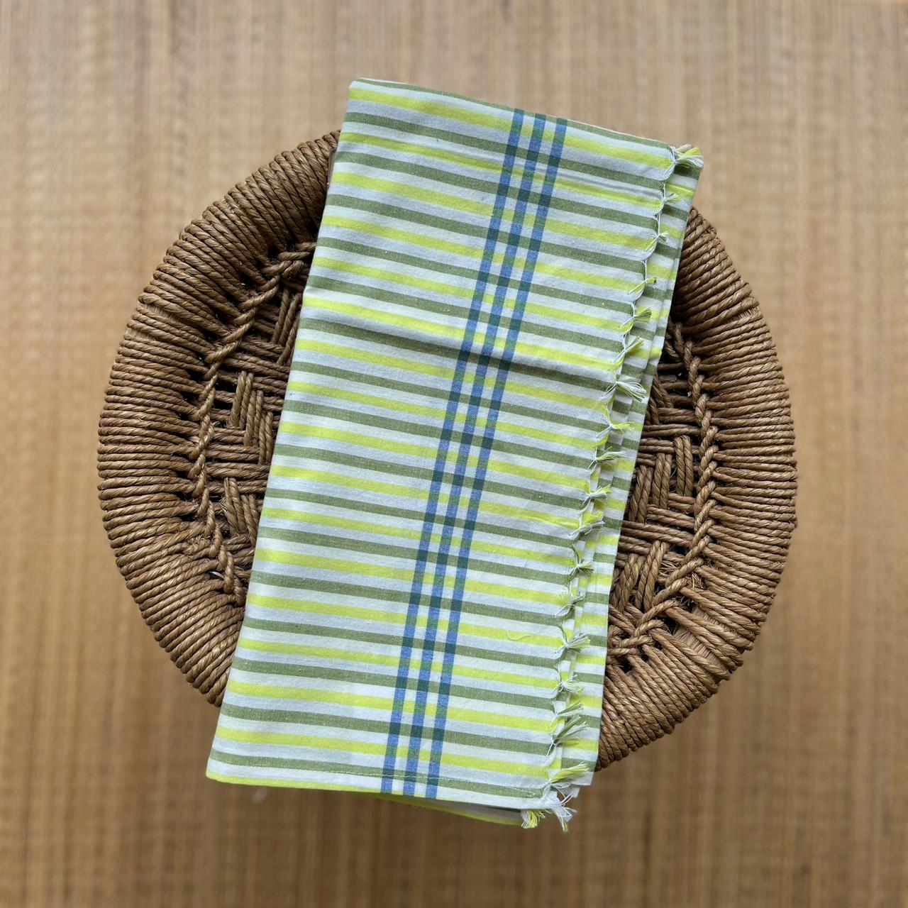 Handloom Soft Bath Towel Checked Multi Color ₹350/-