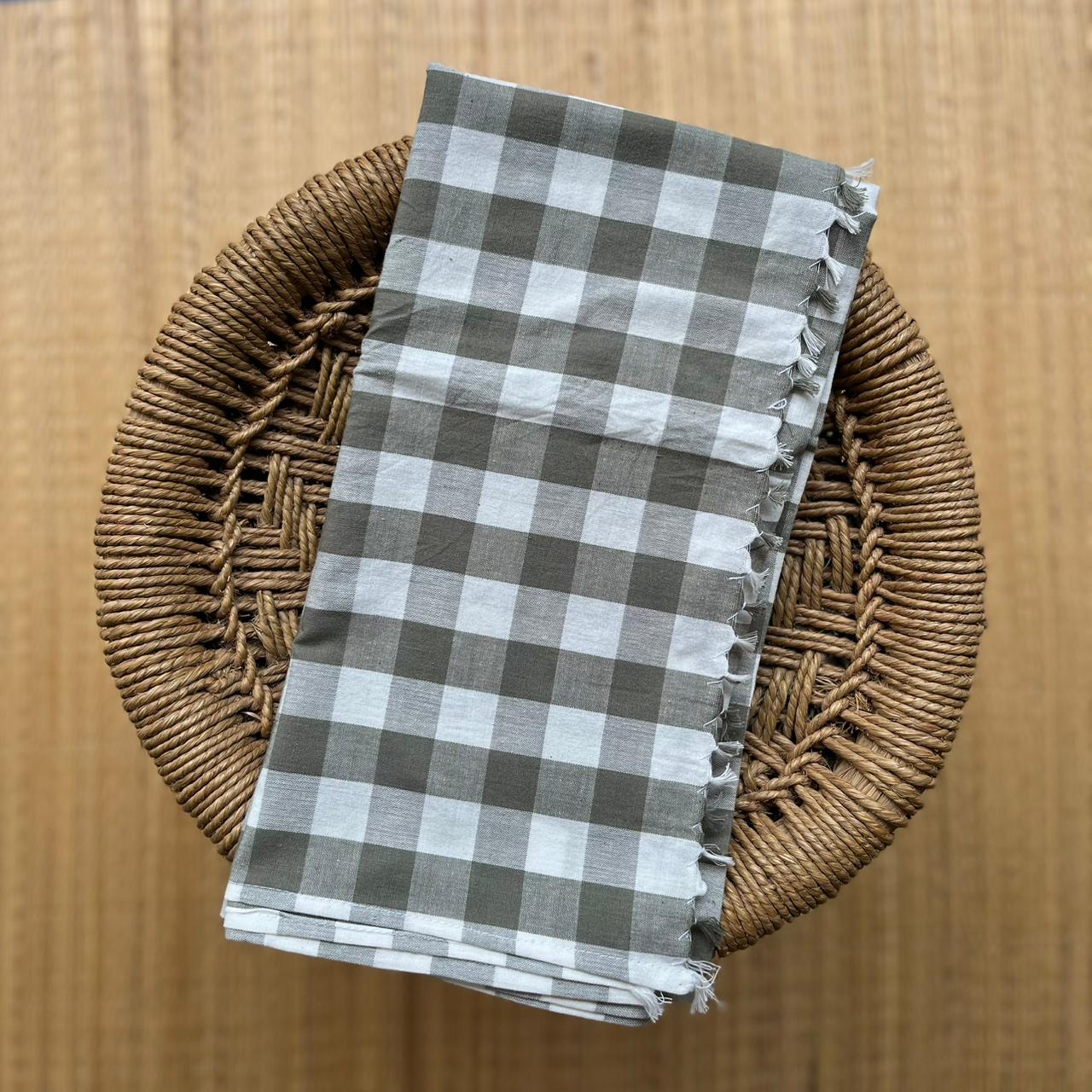 Handloom Soft Bath Towel Checked Multi Color ₹350/-