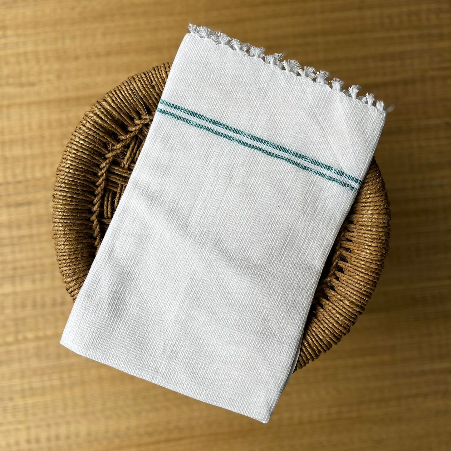 Handloom Bath Towels  White 300