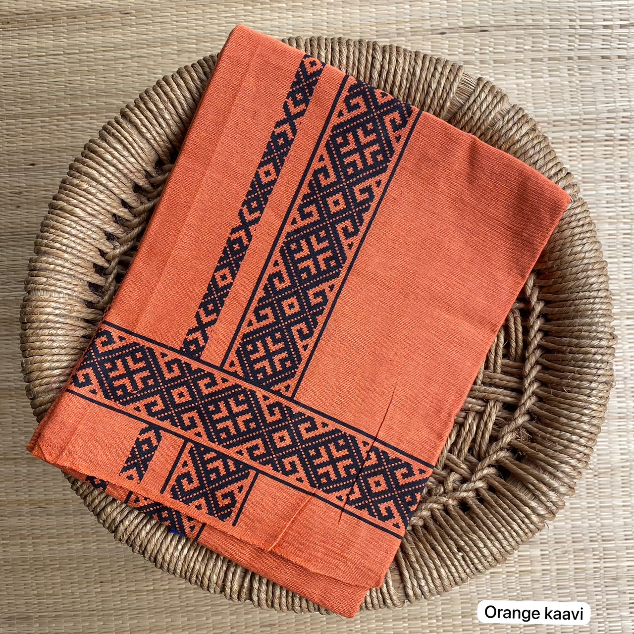 Printed Cotton Dhoti 324