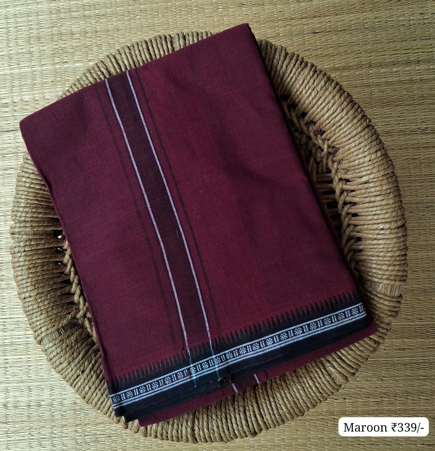 339 Daily wear single dhoti